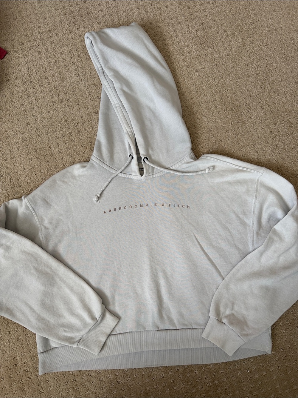 Abercrombie & Fitch Cropped Hoodie Sweatshirt SOFT AF collection Sweatshirt M